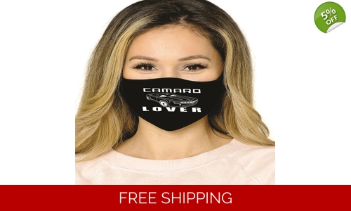 Camaro Lover Face Mask Cotton Washable Social Distancing stop the spread